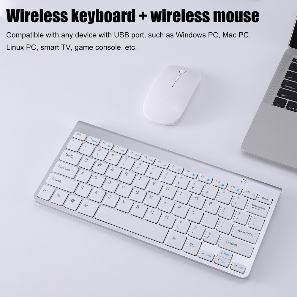Mini Wireless Keyboard And Mouse Set Waterproof 2.4G For Mac Apple PC Computer