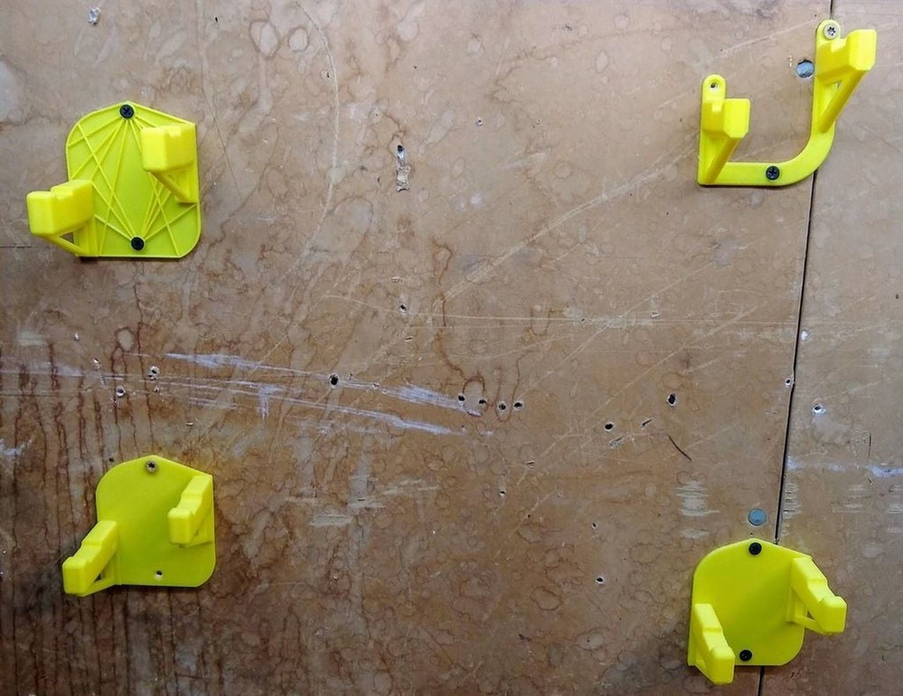 Cordless Drill Wall Mount Bracket - Single Stud Tool Holder for Workshop Garage