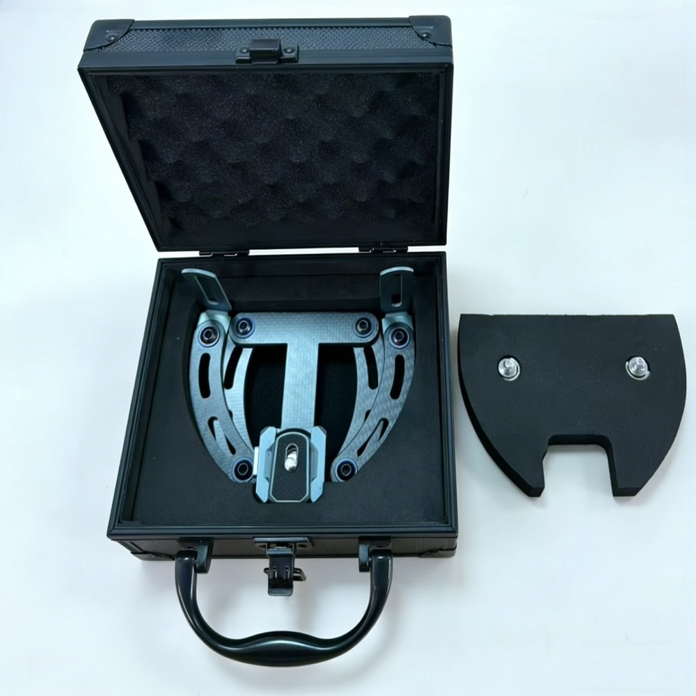 Dual Mount Arm Flexible Flash bracket Dentist-Specific Camera Stabilizer w/Case