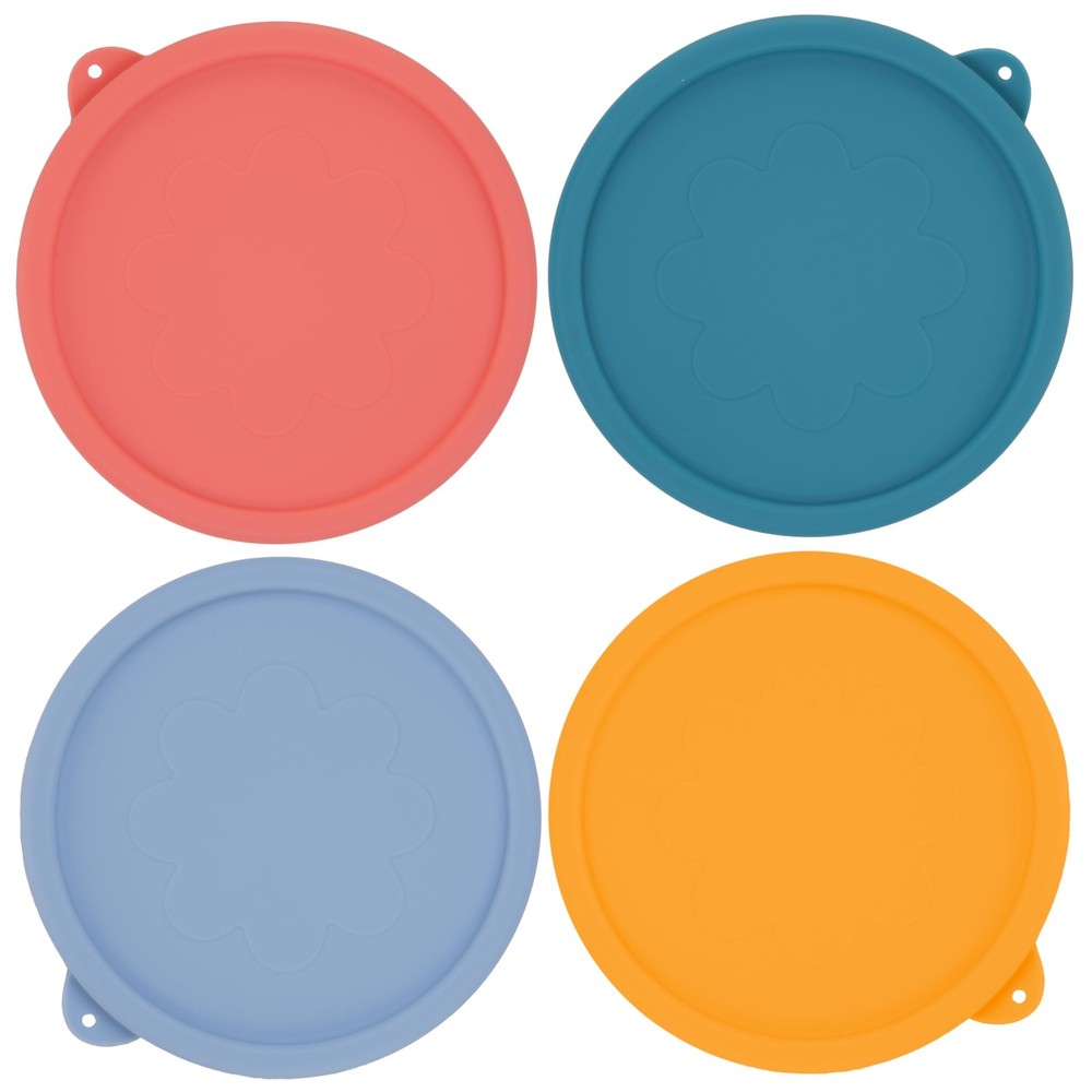 VIOTIIN 2 Cup Silicone Replacement Lids Storage Cover for 2 - 4 Pack