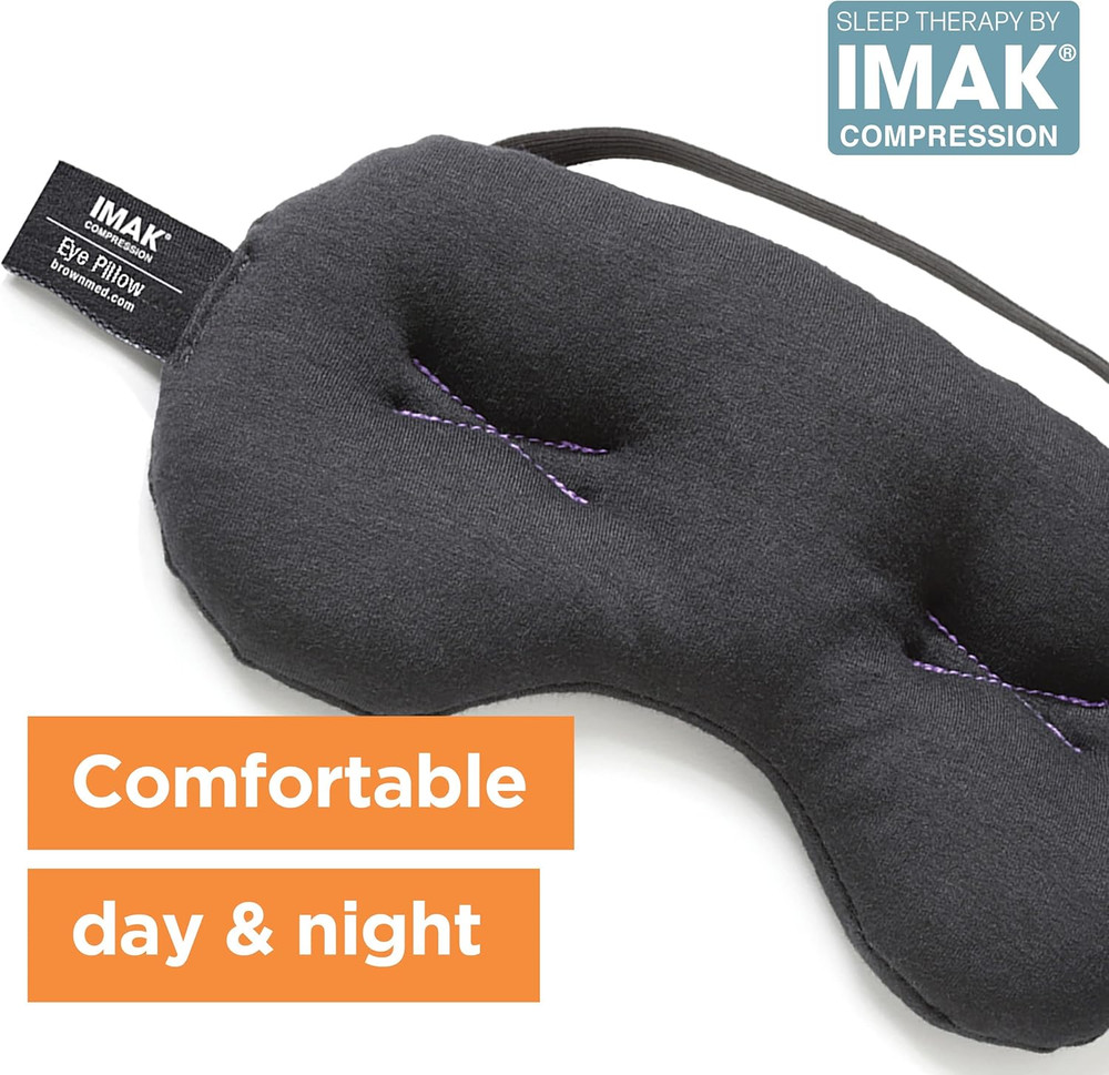 Eye Pillow - Compression Eye Mask for Headache Support - Soothes Strain - Eases