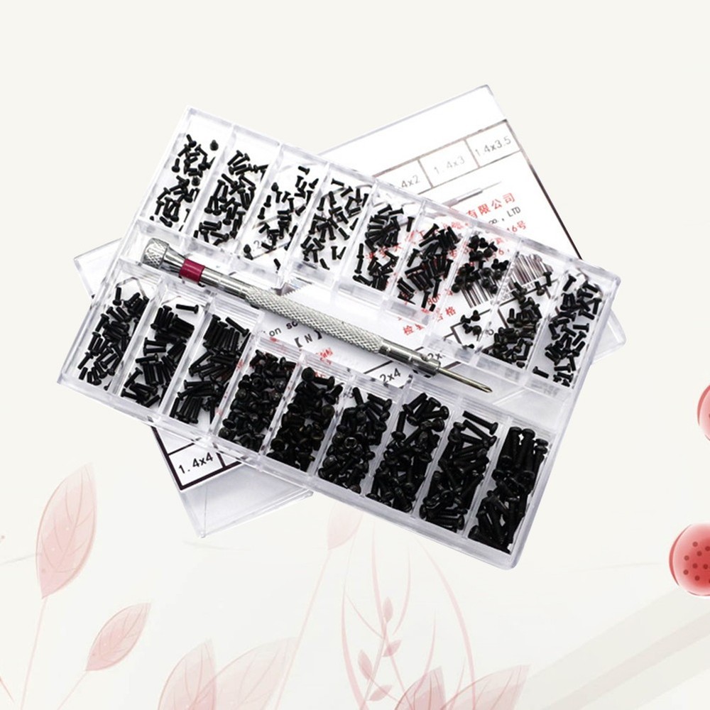 18 Kinds Miniature Screw Machine Model Kit Components Tiny Screws Assortment