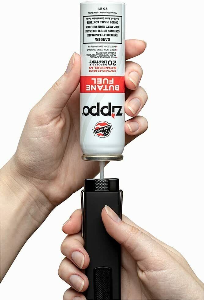 ZIPPO BUTANE FUEL 75 ml Lighter Fluid MADE IN USA PACK OF 4 packaging may vary