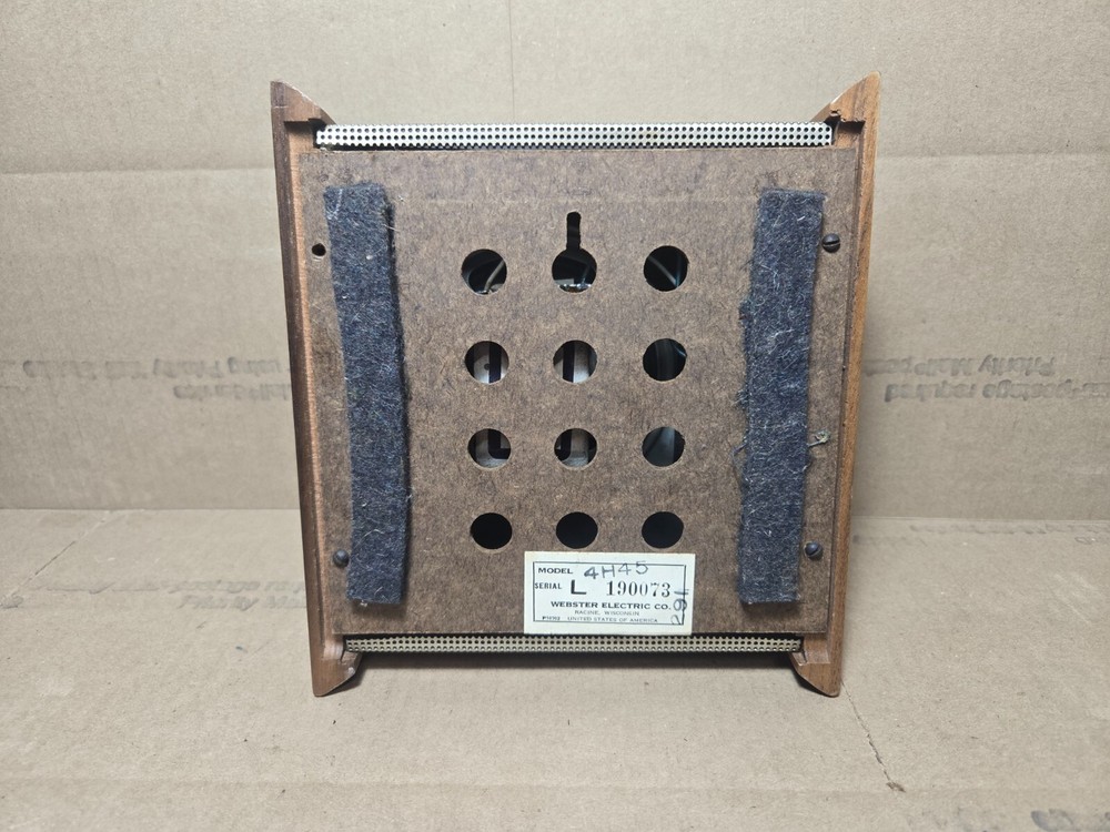 VINTAGE WEBSTER ELECTRIC SPEAKER MICROPHONE Model: 4H45