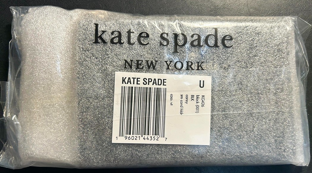 Kate Spade Carey Small Zip Card Holder KG426-001 Black