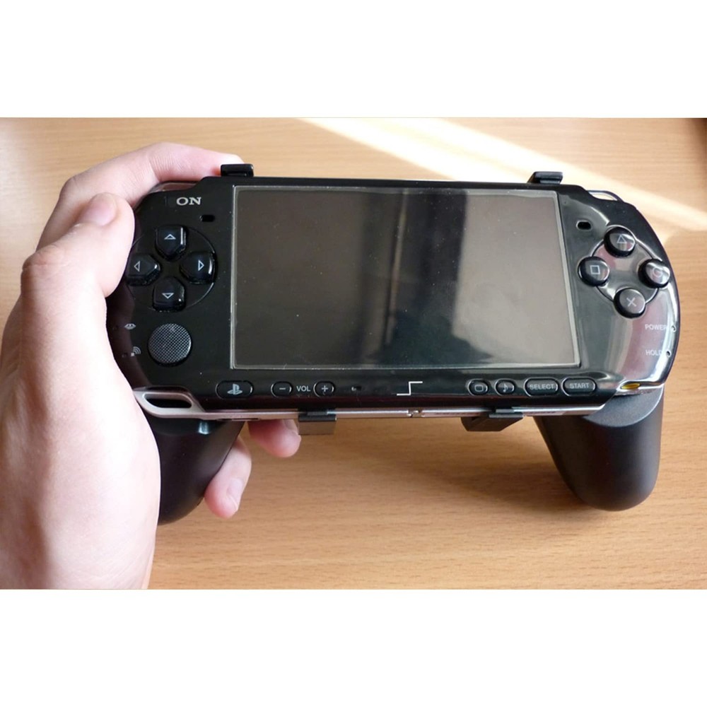 PSP Flexible Console Grip Handle Attachment Compact Dualsense Keyboard, Black