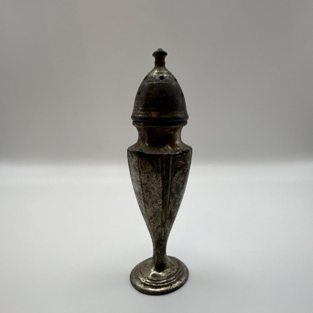 Antique Silverplate Salt & Pepper Shaker