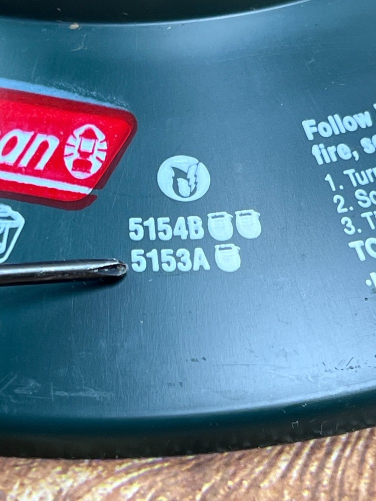 5153A Coleman Propane Lantern Green with Case