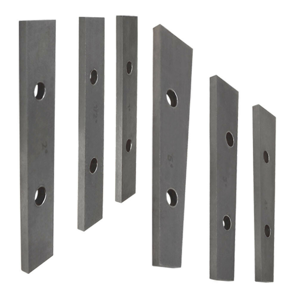 1/2 - 5 Degree 6 PC Precision Thin Angle Block Set For Vise Angle Gage Measure