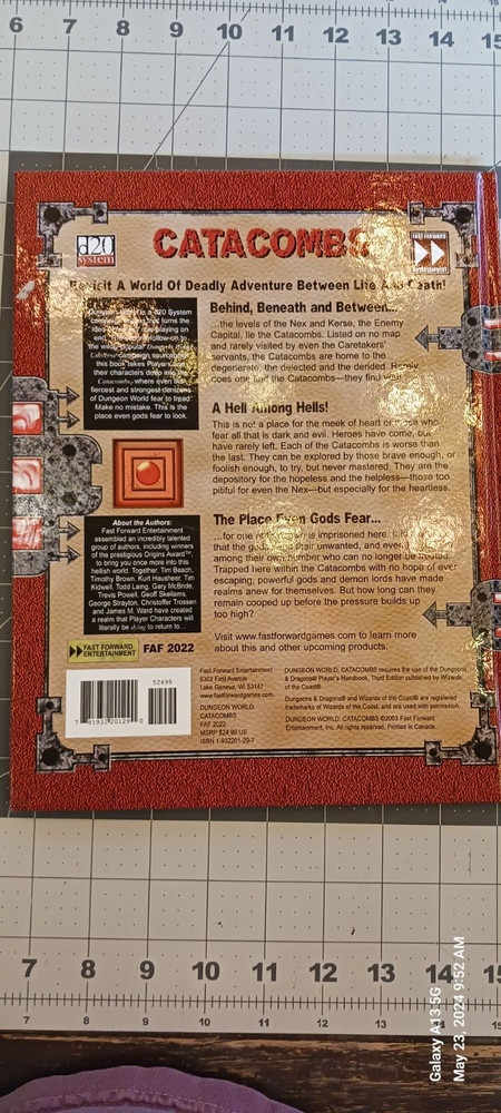 Dungeons & Dragons d20 Catacombs Sourcebook by Fast Forward