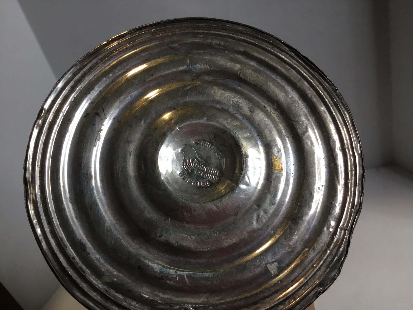 Sterling Silver Scrap Lot Duchin Candle Holder & Salt Shakers Weighted 620 Grams