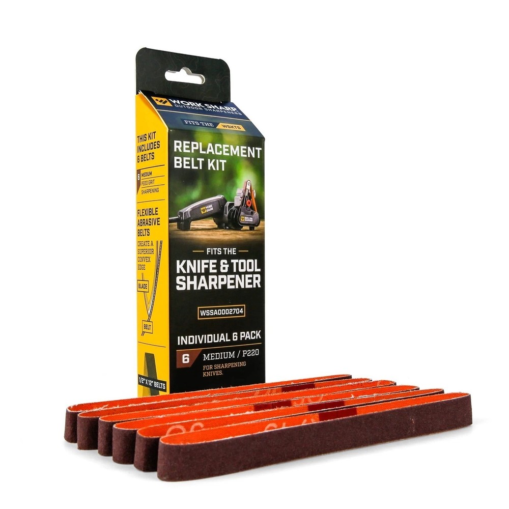 Work Sharp Knife & Tool Sharpener P220 Coarse Grit Replacement Belt Ki