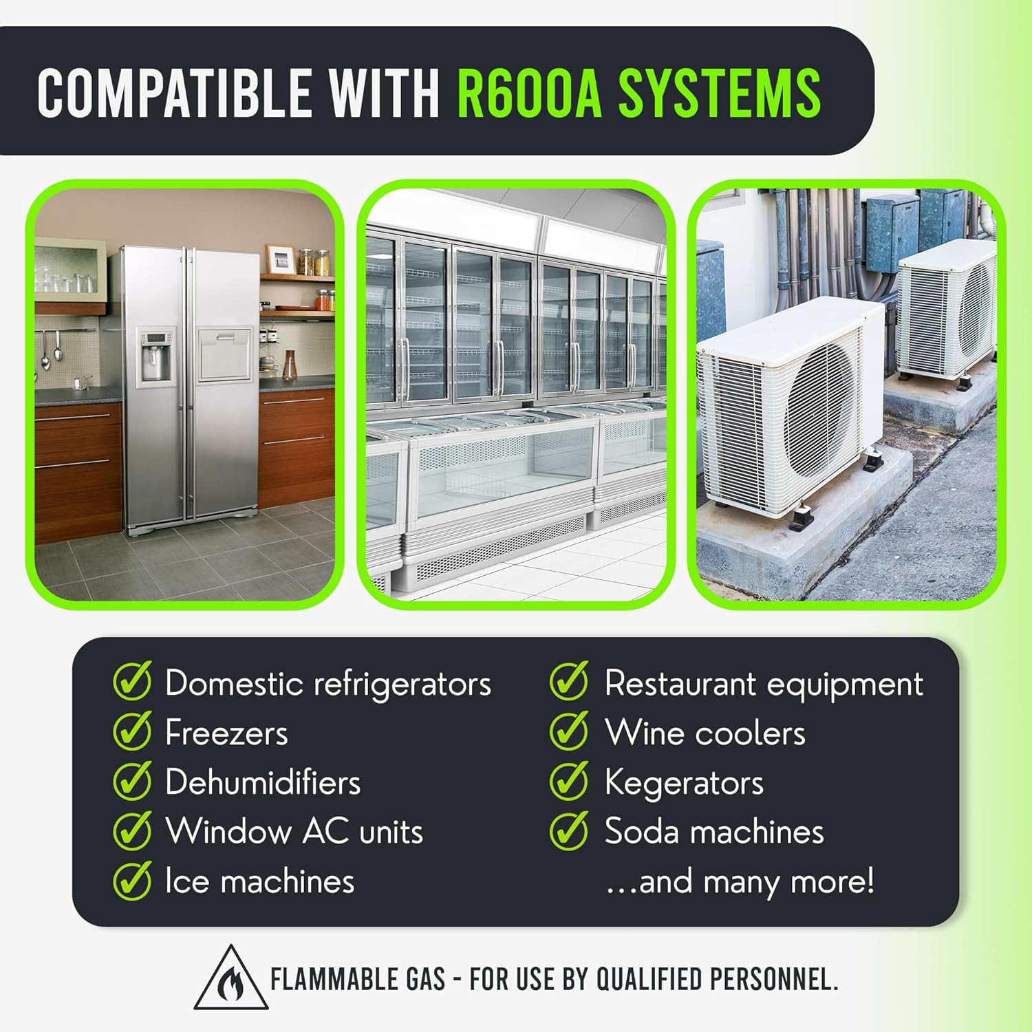 R600A Refrigerant - Upright Charging Self Sealing Can - 6Oz Can - R6