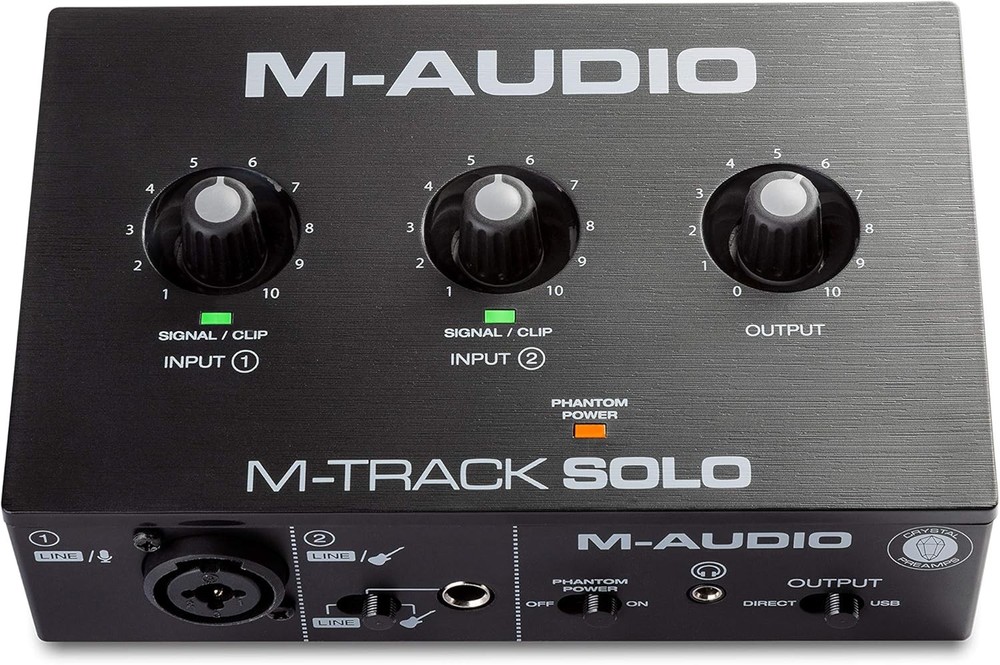 M-Audio USB Audio Interface with Music Production Software Mac Win Playback