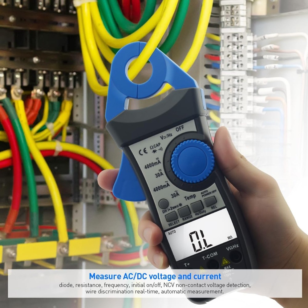 Digital Clamp Meter Multimeter, AIOMEST 1mA Sensitive Digital Low Current Cla...