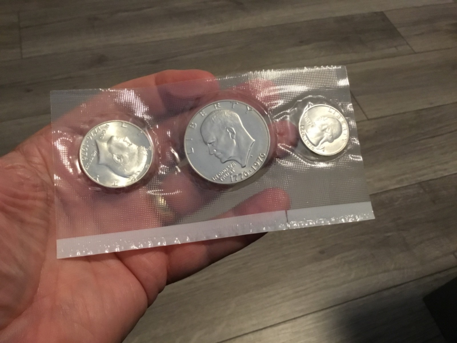 1776-1976 U.S. Mint Bicentennial 3 Coin 40% Silver Proof Set Uncirculated OGP!