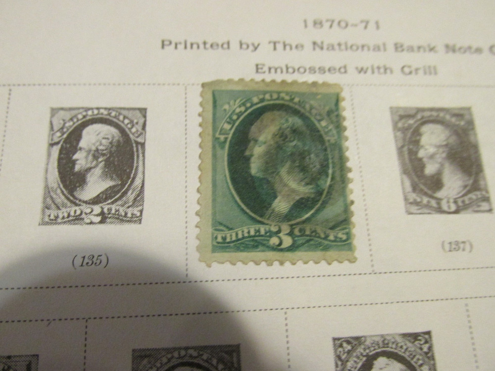 1969 Scott's Minuteman Album For United States Stamps 100+ Used Stamps Inside