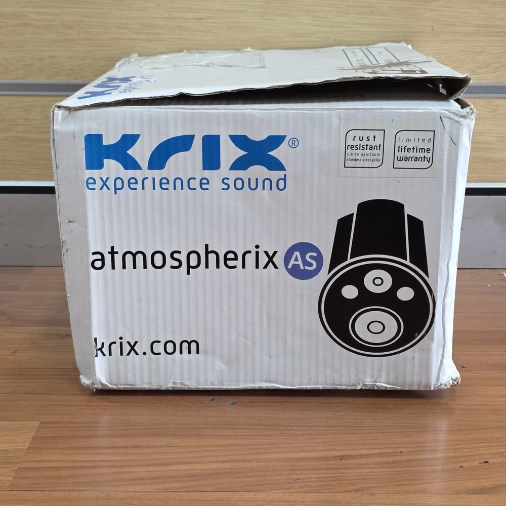 Krix Atmospherix AS20 In Ceiling Speaker with White Grille