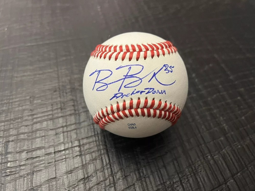 Ben Bowden Signed SEC NCAA Baseball Auto Autograph Anchor Down Vanderbilt