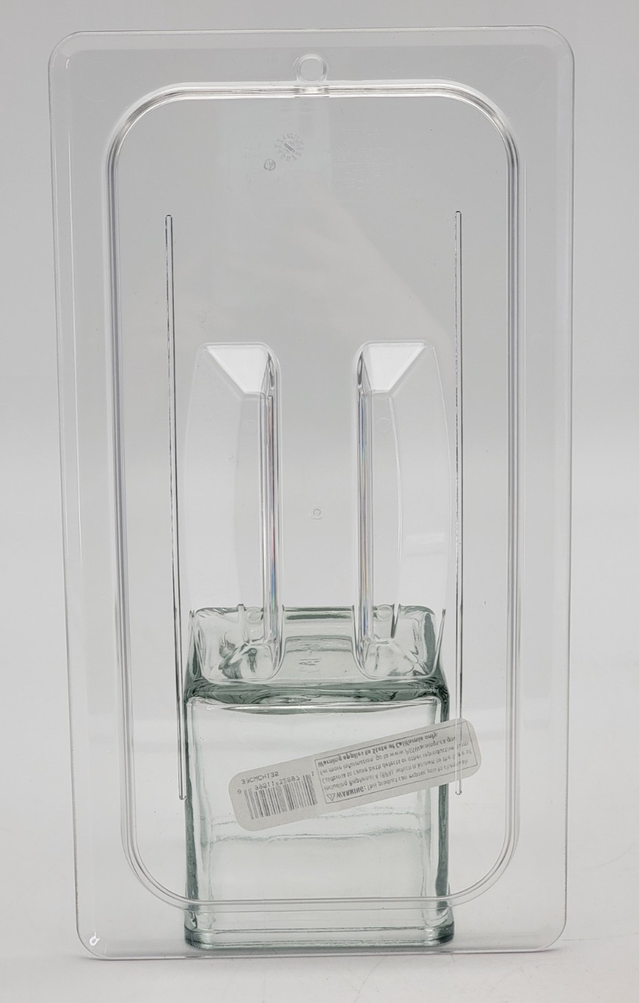 (6 Pack) Cambro CA30CWCH135 Food Pan Lid 1/3 Third Size Clear with Handle