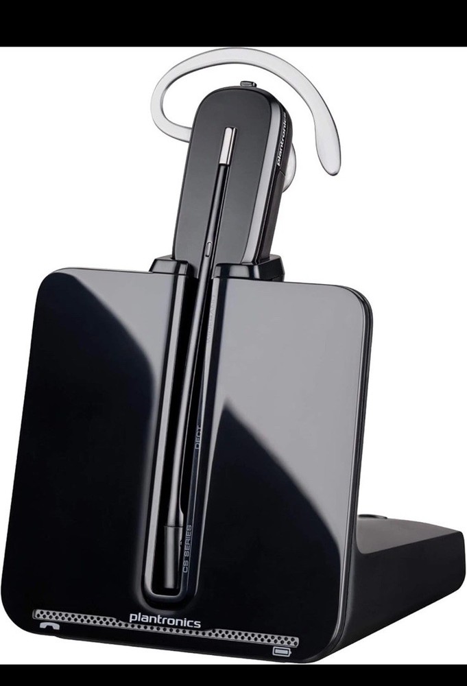 New Plantronics CS540 Wireless Headset System Black Complete In Box 84693-01