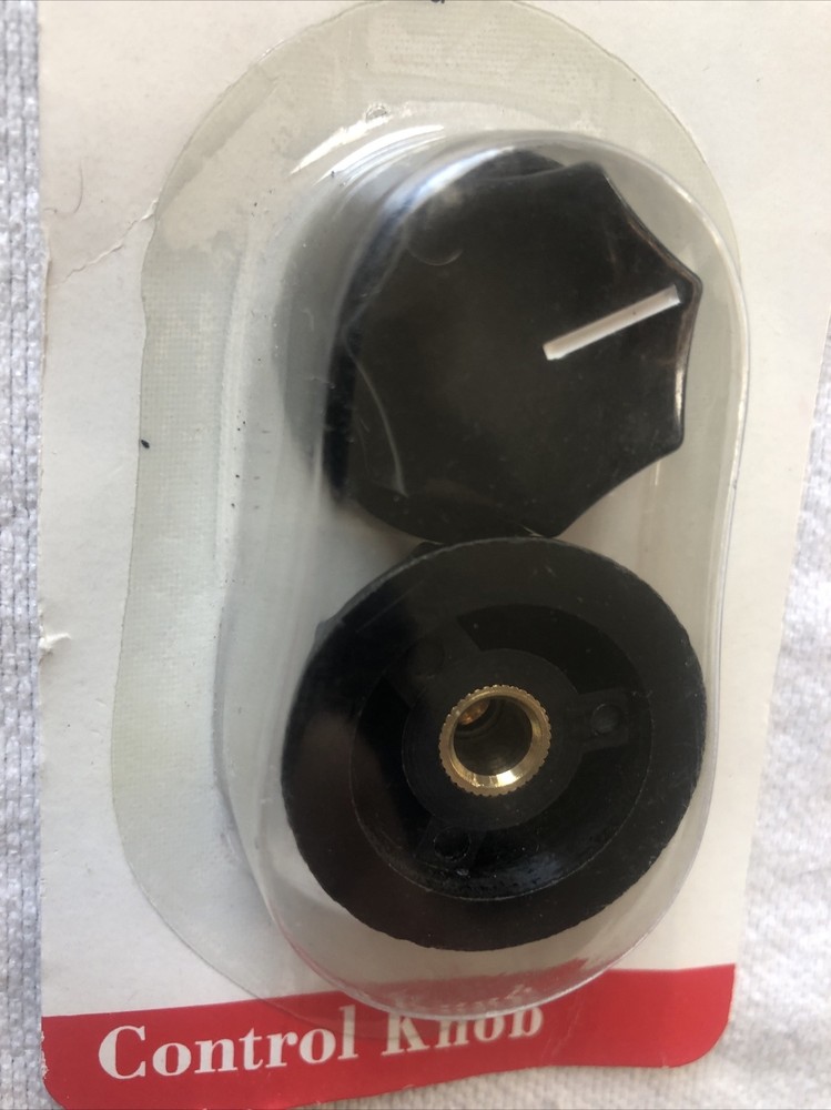 2pk RadioShack 274-407A 1-1/4" Hexagonal Control Knobs