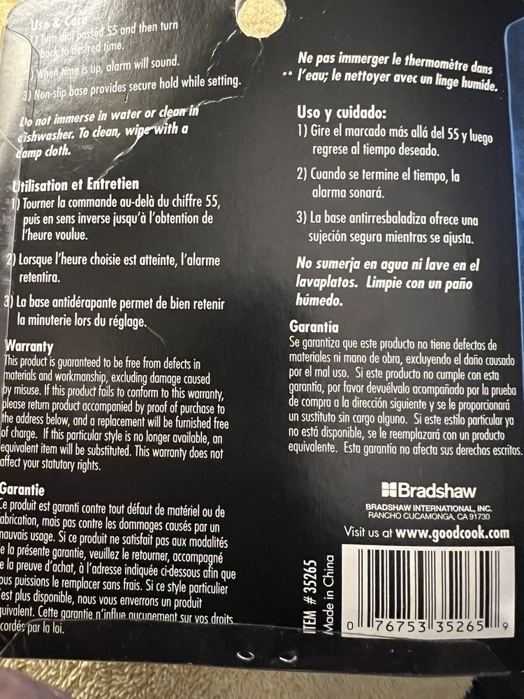 Good Cook Precision Timer Long Ring Time