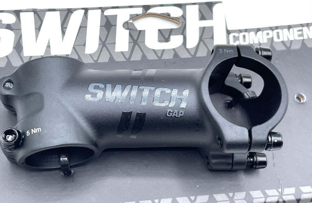 Switch Components Gap Stem 80mm / 31.8 Clamp / 1-1/8” Steerer / -7 Degree
