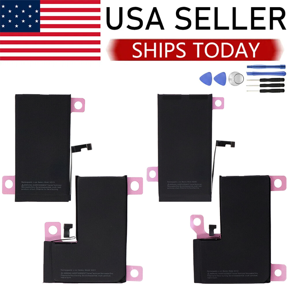 Premium Replacement Battery For iPhone 15 16 Plus Pro Max with Adhesive+Tools