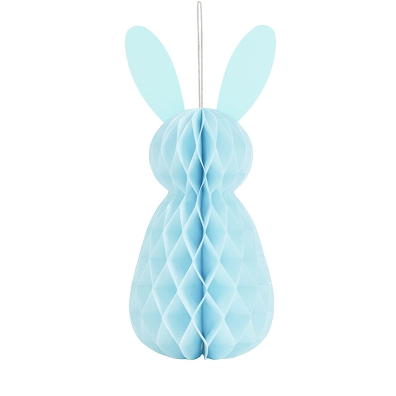 5Pcs Easter Hare Honeycomb Decorations for Tabletop Ceiling Windowsill Display