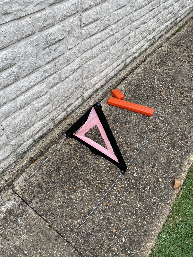 Porsche Boxster Warning Triangle