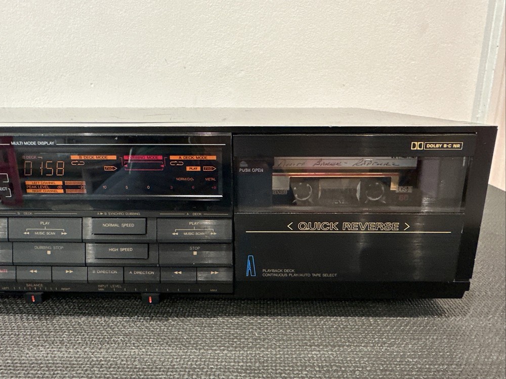 JVC TD-W660 Double Cassette Deck Quick Reverse Japan Made