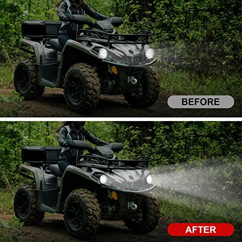 Headlight Upgrade Coversion Bezel Mount Bracket Compatible with Can-Am