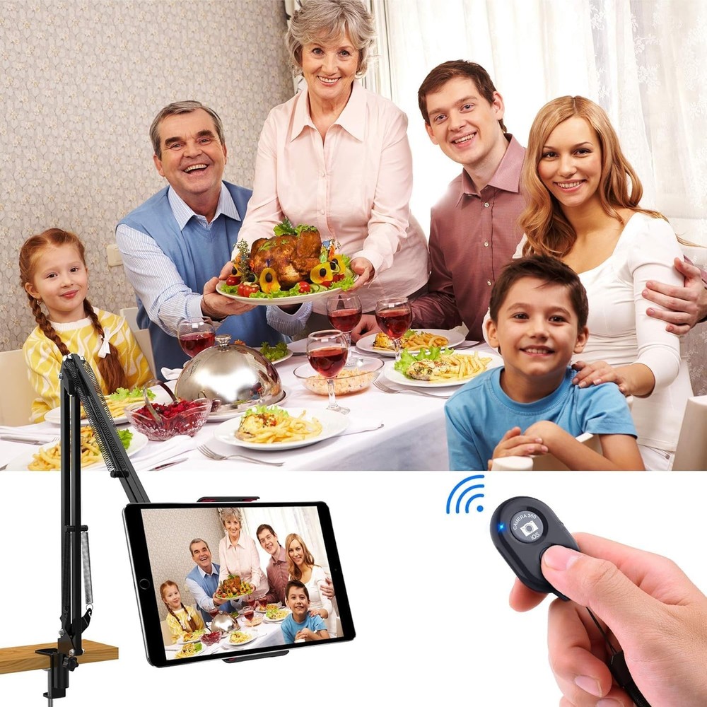 2 Pack Camera Shutter Wireless Bluetooth Remote Control for Android Apple iPhone