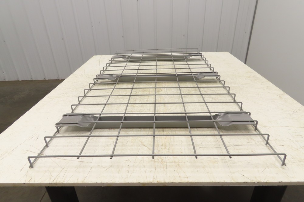 New Pallet Rack Wire Deck 24x46" Waterfall 3 Flared Channel Racking 2500lb Mesh