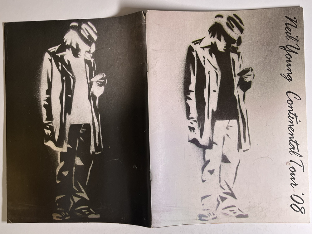 Neil Young Crazy Horse Programme Original Continental Tour 2008