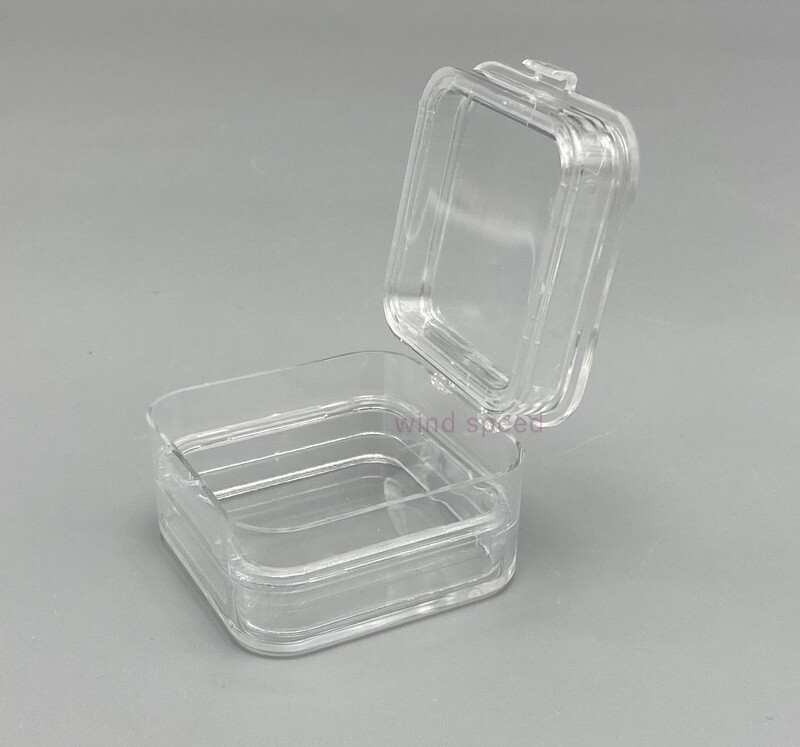 Denture Hinged Display Box Jewelry Chip Storage Boxes False Teeth Membrane Case