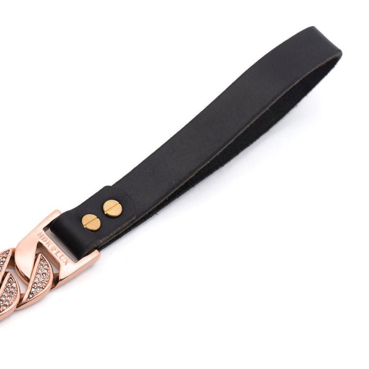 ROSE 🌹 DIAMOND DOG LEASH