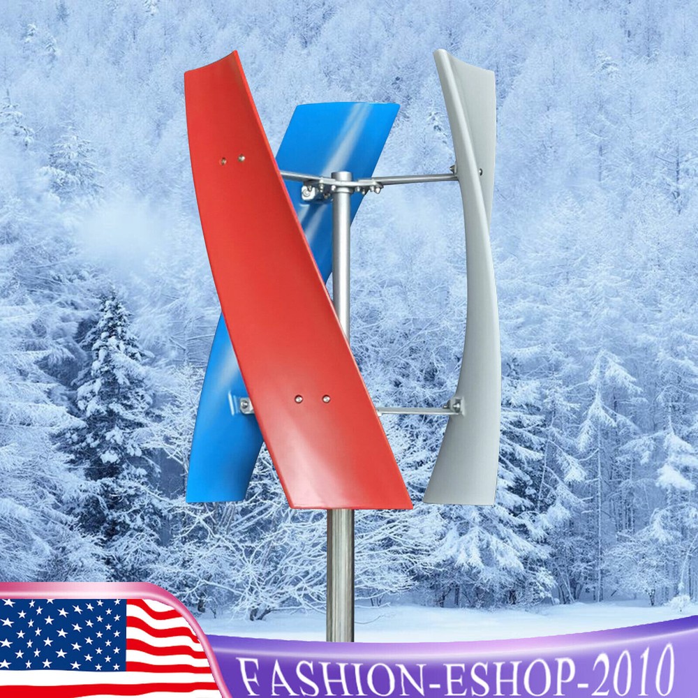 400W 24V Vertical Axis Wind Power Turbine Generator Controller Home Windmill Kit