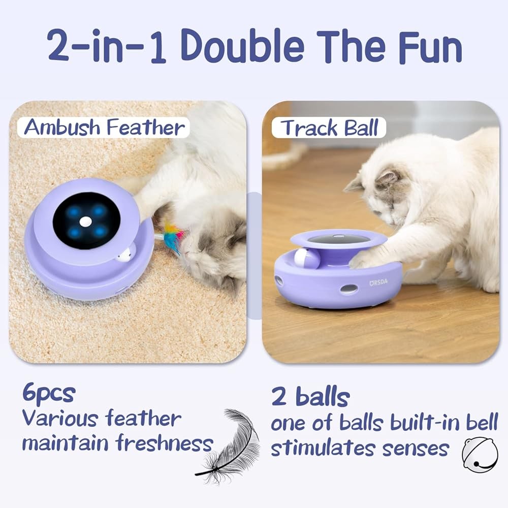 Feathers Replacement ONLY Interactive Cat Toys