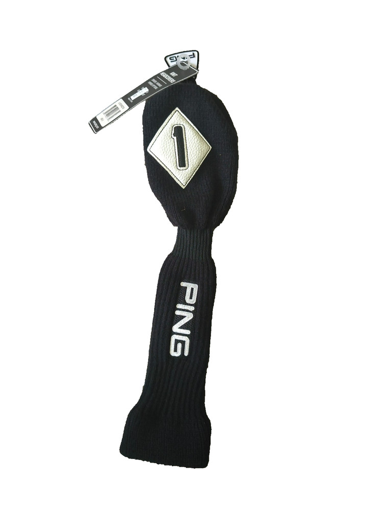 Ping Knit Headcovers- Black- Driver
