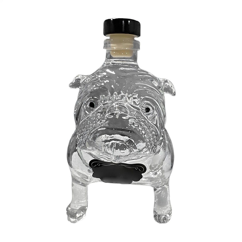 Bulldog Whiskey Bottle Funny Whiskey Bottle Unique Bulldog Whiskey Bottle