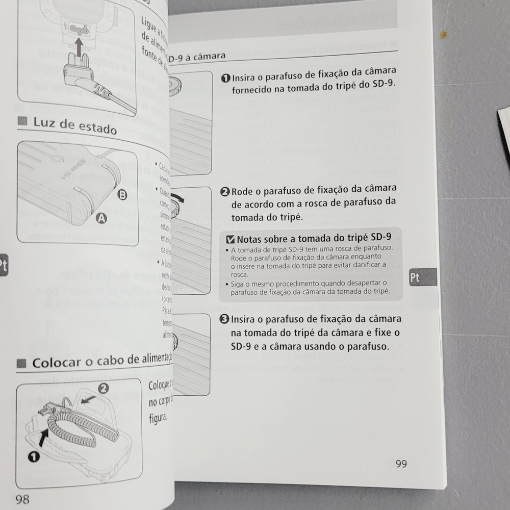 Nikon SD-9 User's Guide w/ Warranty Card
