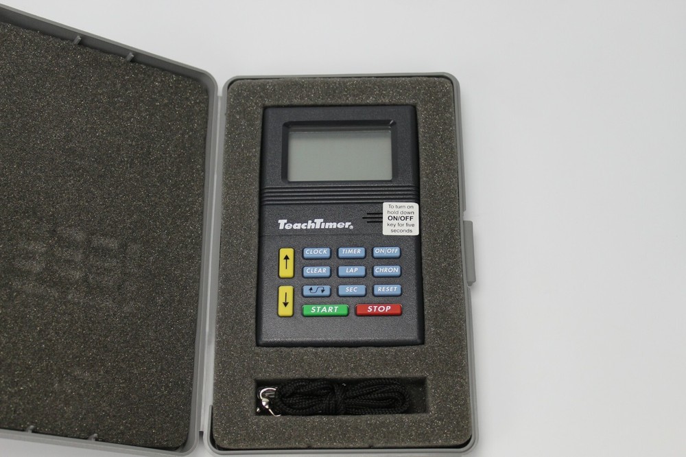 Stokes 229 TeachTimer Overhead Clock Timer Chronograph New in Box
