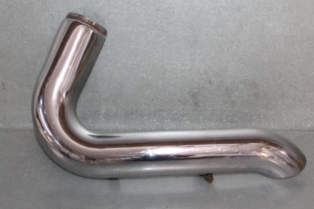 2018 + Harley Davidson Touring Rear Header Chrome Pipe Heatshield
