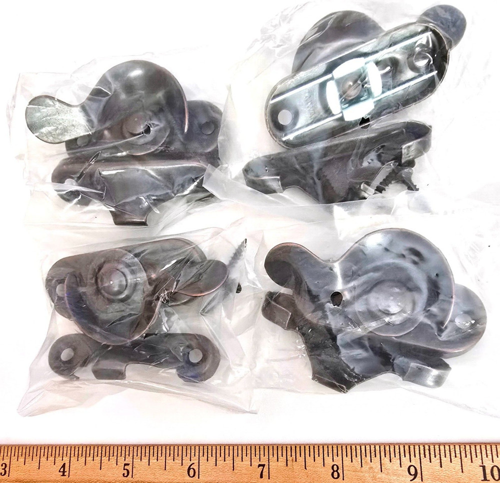 4pc Sash Lock - Oil Rubbed Bronze