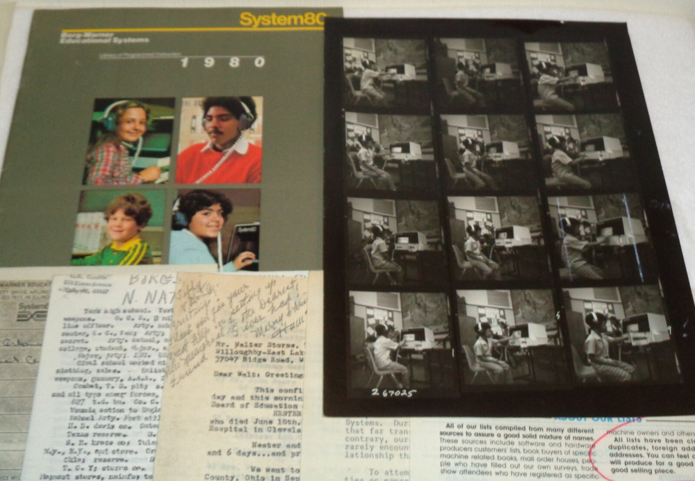 1980 Borg-Warner Educational Systems System80 Teaching Program Booklet & Papers