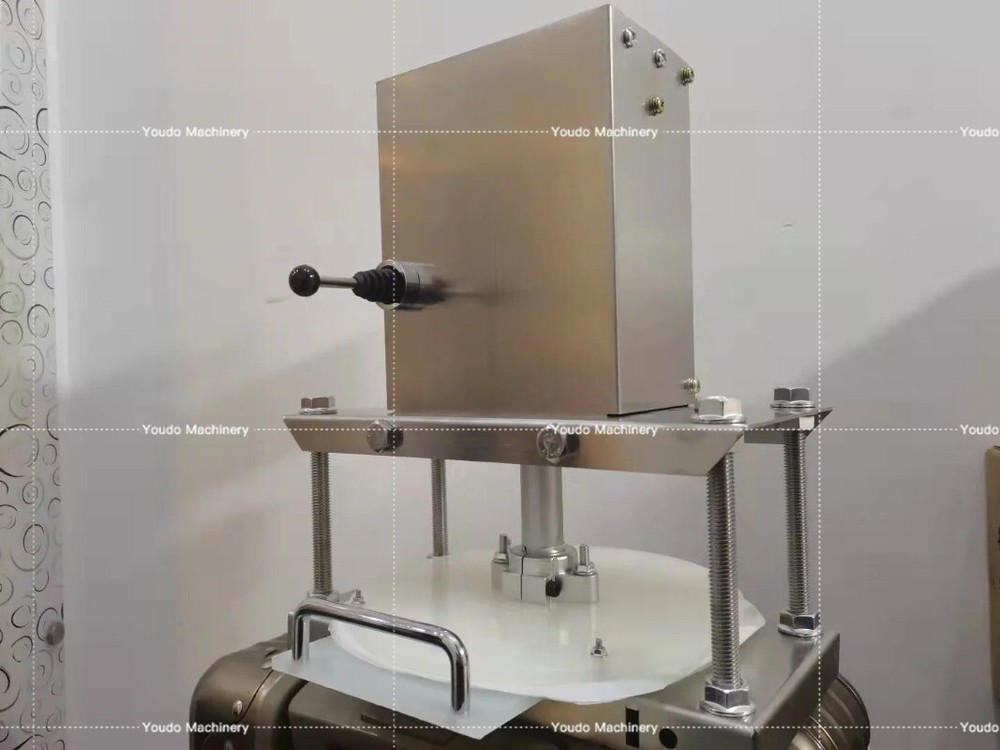 Hand-held Cake Pressing Machine Electric Pizza Dough Press Machine 22cm,