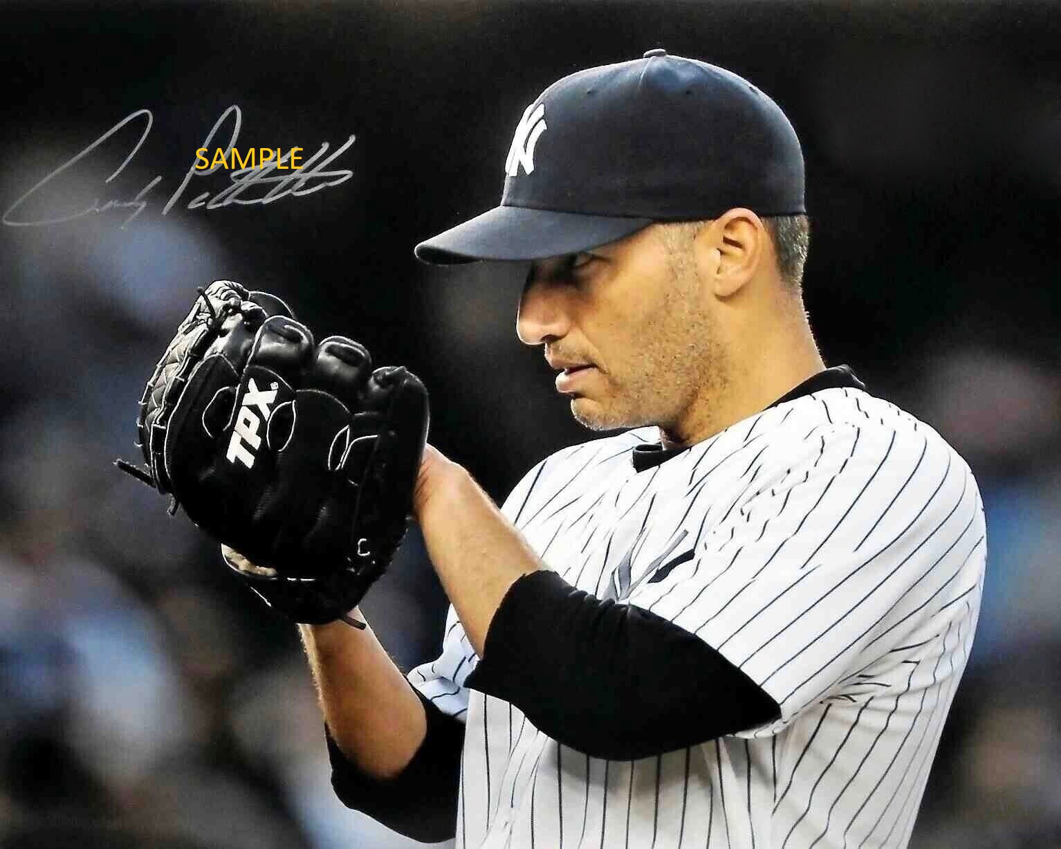 ANDY PETTITTE SIGNED AUTOGRAPHED 8X10 REPRINT PHOTO MAN CAVE GIFT NY YANKEES