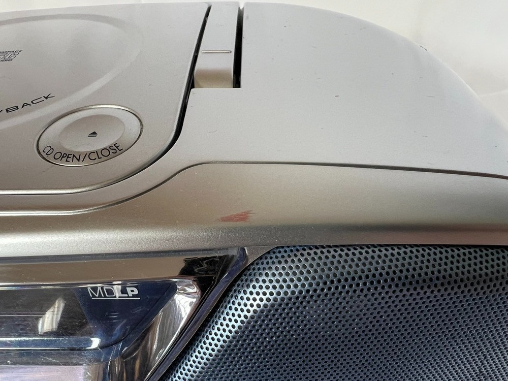 Personal MD system RX-MDX61 CD and MD operation confirmed